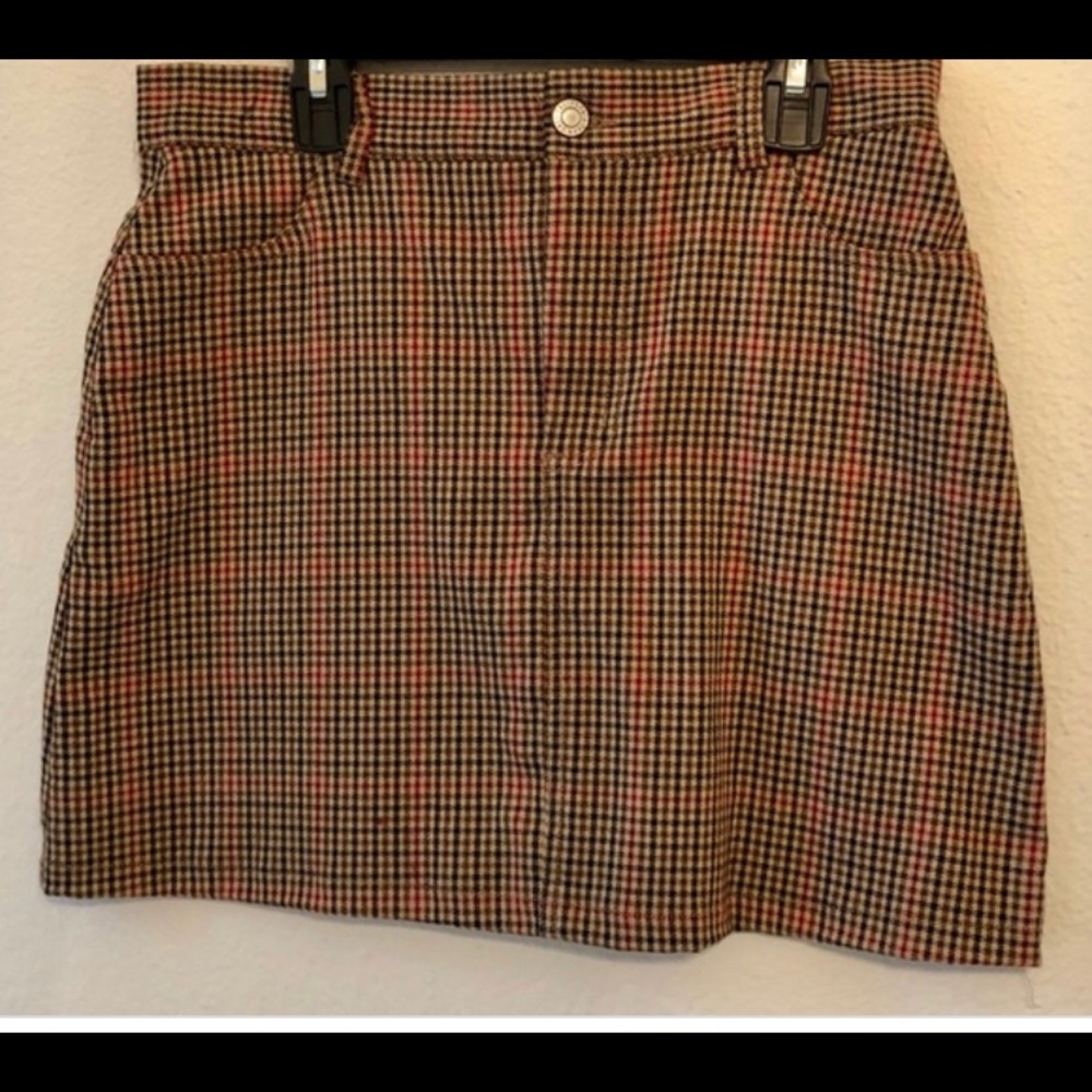 Plaid Emerson Skirt (brandy melville)